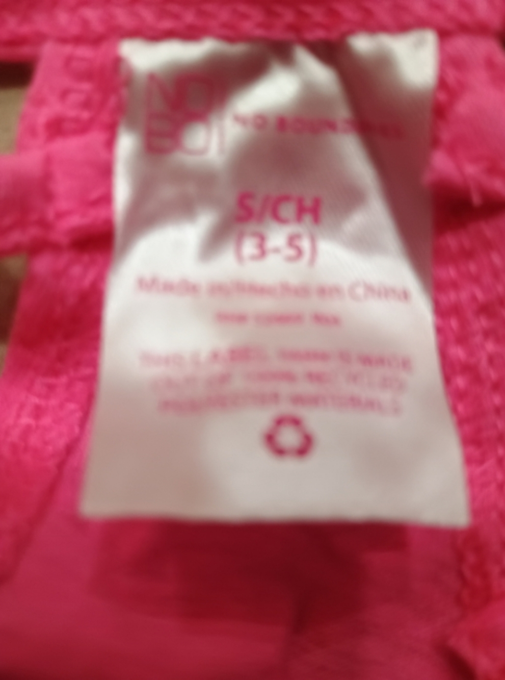 No Boundaries Hot Pink 'Blessed' Girls' Juniors Tank with Lattice Back NWOT - Picture 2 of 5